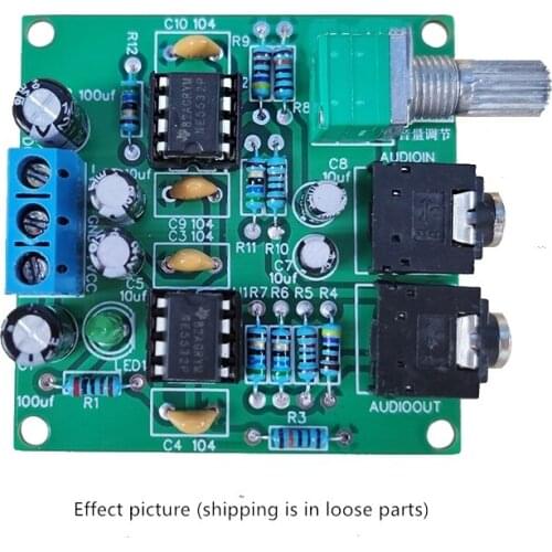 Classic 47 headphone power amplifier parts diy kit NE5532 operational amplifier board preamplifier circuit training parts