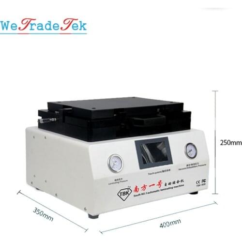 12 Inch 2 In 1 OCA Laminating Machine Automatic Bubble Removing Machine for LCD Screen Repair Machine TBK 808