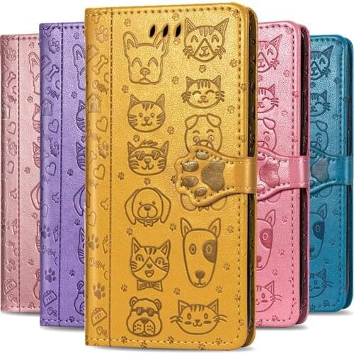 Cute Leather Flip Case For iPhone 6 6S 7 8 Plus Case Wallet Card Holder Coque Phone Case For iPhone 11 Pro X Xs Max Xr Se Fundas