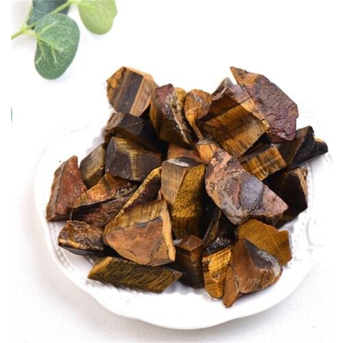 Natural Tigers Eye Stone10-30mm Crystal Gravel Specimen Repair Rock Mineral Healing Stone Gift Aquarium Accessory Home decor