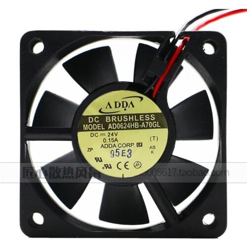 6CM AD0624HB-A70GL new original 6025 DC24V DC ball fan radiator