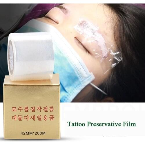 1box Professional Microblading Plastic Wrap Disposable Eyebrow Tattoo Accessories Plastic Wrap Eyebrow Embroidery Supplies