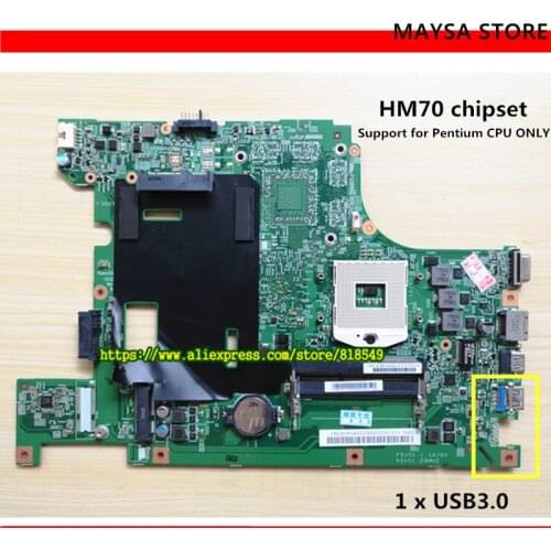 Original B590 laptop motherboard HM70 UMA PGA989 DDR3 Fit for Lenovo B590 Notebook PC system board Fully tested