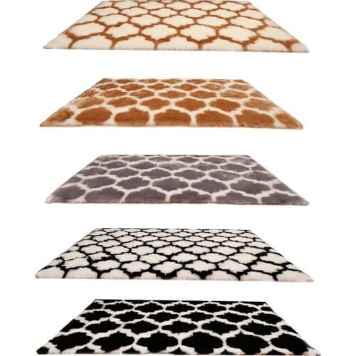 Faux Fur Sheepskin Rug Mat Room Sofa Bed Hairy Shaggy Floor Carpet