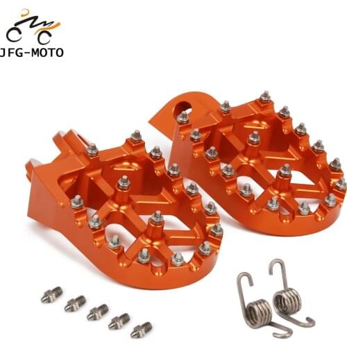 Motorcycle CNC Footrest Footpeg Foot Pegs For KTM HUSQVARNA BETA SX XC EXC SXF SX-F EXCF TE TC FC FE FS 125 250 350 450 500 525