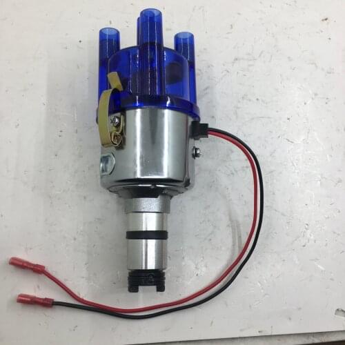 SherryBerg electronic distributor 009 / 094 Centrifugal Advance Distributor Chrome For VW 1200 - 2332cc Engines blue clean cap