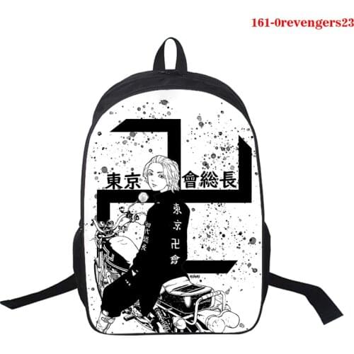 Hot Anime Tokyo Revengers Coslay 3D Print Schoolbag Rucksack Backpack Casual Capacity Shoulder Bag Teen Schoolbag Back To School
