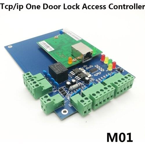 TCP/IP RFID Single Door Access Control System One Door Access Panel LAN Interface Gate Access Controller M01