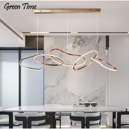 Modern Led Chandeliers For Living room Dining room Bedroom Parlor Indoor Lighting Hanging Chandelier Gold Lamp Fixture 110V 220V