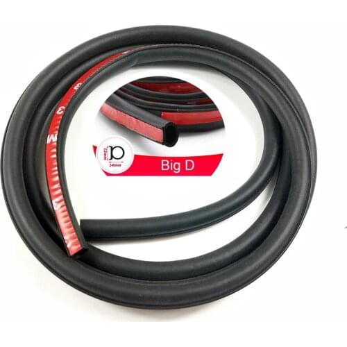 Type Big D rubber Door Seal Strip Car Door Seal Strip Universal Noise Insulation Epdm Car Rubber Waterproof Seals For Auto