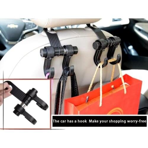 Universal Car Seat Back Hook for Car Bag Purse Cloth Decoration Dropship Car Accessories Interior Portable Hanger Holder Storage