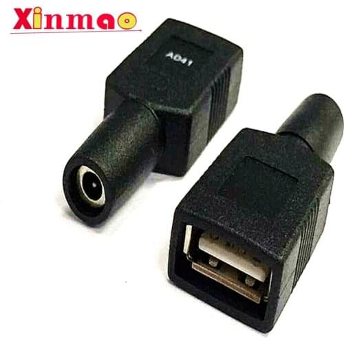 1pcs DC3.5 * 1.1mm bus to USB bus charger DC3.5 * 1.35 universal DC power adapter