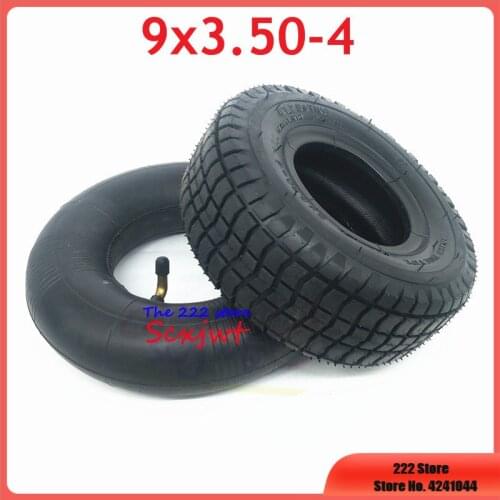 9 Inch 9x3.50-4 Pneumatic Tire 9x3.5-4 Tyre for Electric Tricycle Elderly Electric Ecooter Go Kart Mobility Scooter Wheel