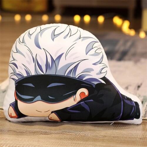 AnimePillow Yuji Itadori Costume Double Side Printed Doll Cushion Jujutsu Kaisen Cosplay Soft Plush Model Toy Gifts