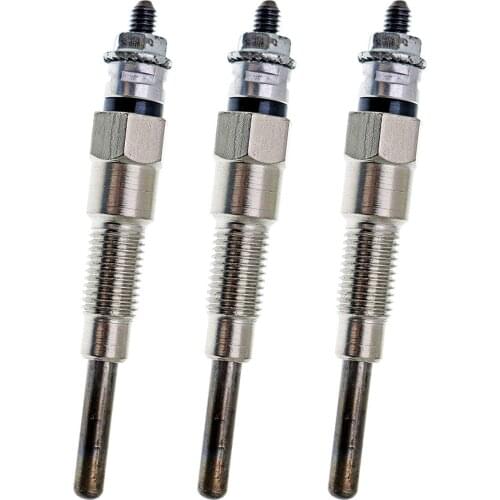 Free shipping for 3PCS Glow Plug for Kubota D722 D902 D905 D1005 D1105 V1505 V1305 Z482 RTV900 RTV1100
