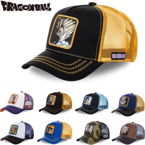 New Brand DRAGON BALL animation All Styles Snapback Cotton Baseball Cap Men Women Hip Hop Dad Mesh Hat Trucker Hat Dropshipping