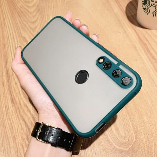 Matte Hard PC Phone Case For Huawei Y8P Y7A Y9S Y9 Prime 2019 P Smart S 2021 Silicone Cover Case For Honor 8X 9X Pro 9A X10 Max