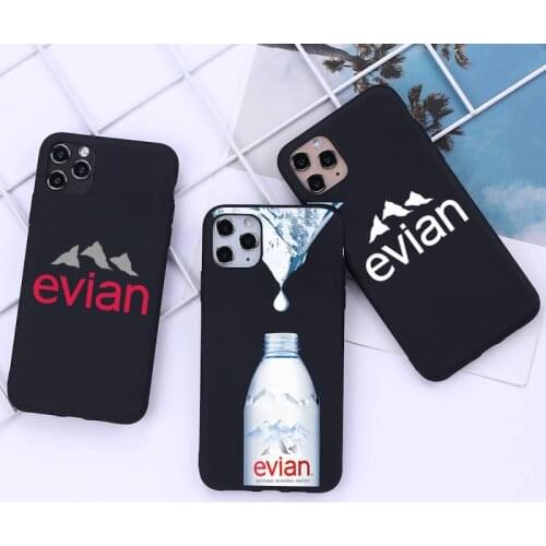 HOTCASHOP France Brand Evian Water Phone Case for iphone 12 pro max mini 11 pro XS MAX 8 7 6 6S Plus X 5S SE 2020 XR case
