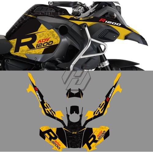 Motorcycle Full Decals Kit Case for BMW R1200GS Adventure ADV 2014-2017