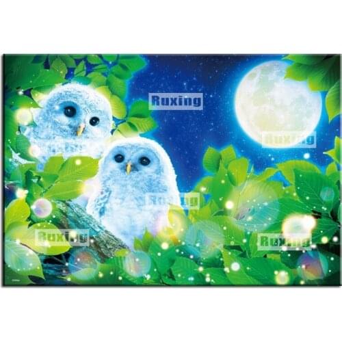 DIY Diamond Painting Animal Owl Cross Stitch Kits Full Diamond Mosaic Crystal Diamond Embroidery Patterns Rhinestones Home decor