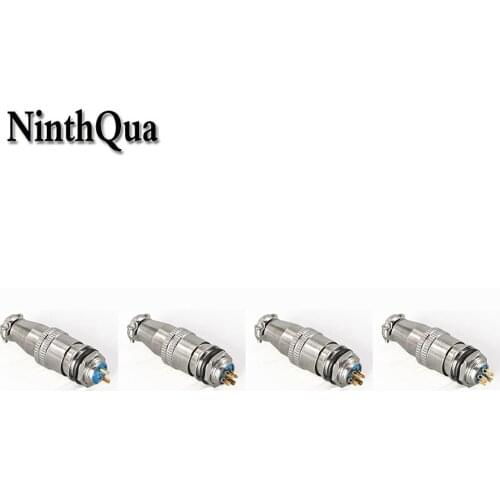 1pcs 10MM Male Female push-pull Circular aviation plug socket XS10JK 2/3/4/5Pin Self-locking Air Connector Brass Nickel-plated