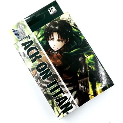 Anime Attack on Titan Poker Cards Cartoon Shingeki No Kyojin Bridge Cards Desk Cards Playing Cards