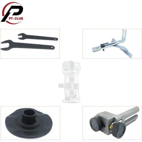 Router Edge Guide Template Guide Trimmer Straight Guide Trimming Machine Accessories Spanner Wrench for Makita