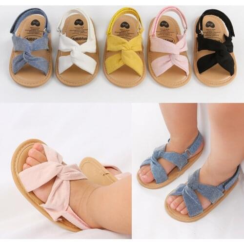 0-18M Newborn Baby Girls Summer Shoes Sandals First Walkers Newborn Shoes Casual Single Shoes Soft Sole Sandals Toddler Shoes