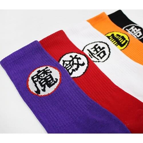 New Fashion Mens Socks Inscription Pattern Unisex Socks Soft Comfortable Pure Cotton Casual All-match Anime Harajuku Cool Style