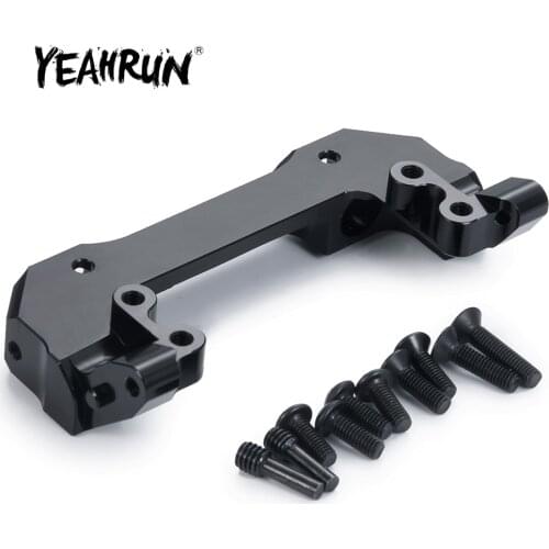 YEAHRUN Aluminum Alloy Front Bracket Servo Mounting Holder for Axial SCX10 III AXI03007 1/10 RC Car Upgrade Parts Accessories