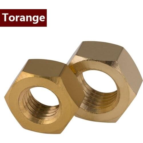 Manufacturers straight gb6170 copper hex nut copper nut copper nut screw cap m10 m20 5PCS