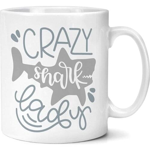 Crazy Shark Lady Mug Gifts