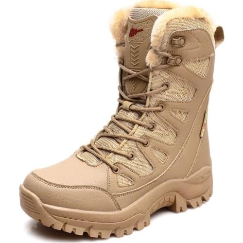Tactical Military Boots Men Boots Special Force Desert Combat Army Boots Outdoor Hiking Boots Ankle Shoes Men Work Safty Shoes