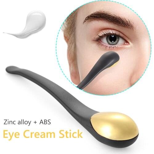 Face Neck Massager Bar Skin Firming Slimming Zinc Alloy Guasha Stick Anti-wrinkle Anti-fatigue Eye Cream Applicator Stick