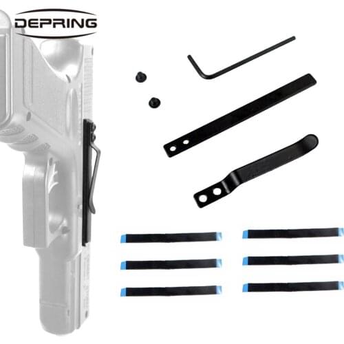 Universal Gun Clip Holster for Semi-Automatic Handguns Low Profile Slim Concealed Carry Pistol Carrier