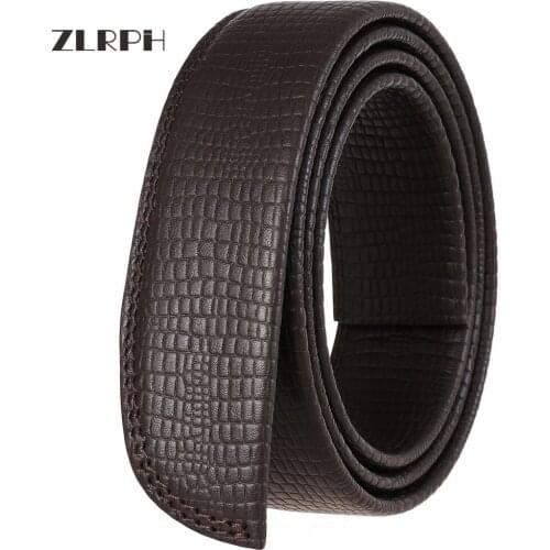 ZLRPH brand high-end luxury mens automatic buckle belt double leather belt cowhand leather belt clothing accessories