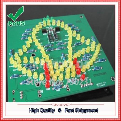 Wobbly Windbell Fun electronic DIY Kit Wring 83 LEDs Wind bell module board