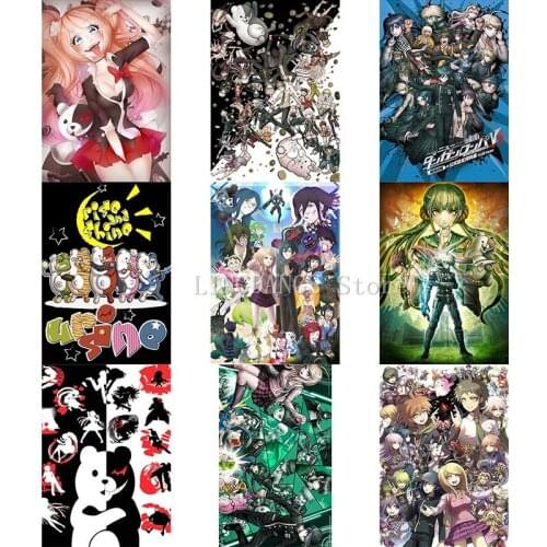 5d Diy Diamond Painting Anime Danganronpa Cartoon Poster Diamond Mosaic Embroidery Cross Stitch Handmade Art Set Home Decor Gift