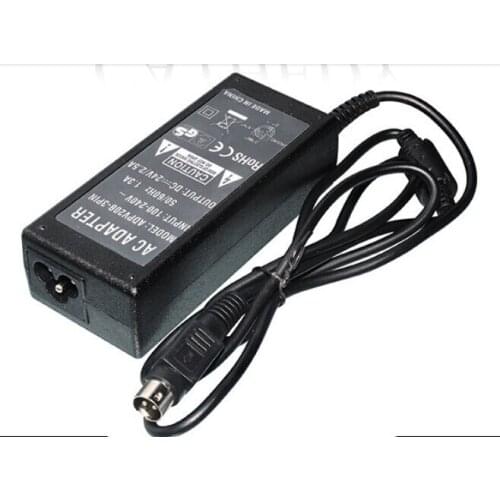 24V 2.5A AC Adapter Power Supply Charger For NCR RealPOS 7197 POS Thermal Receipt Printer