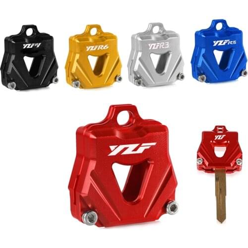 Motorcycle Accessories CNC Key Cover Cap Creative Products Keys Case Shell For Yamaha YZFR25 YZFR6 YZFR3 YZFR1 YZF R25 R6 R3 R1