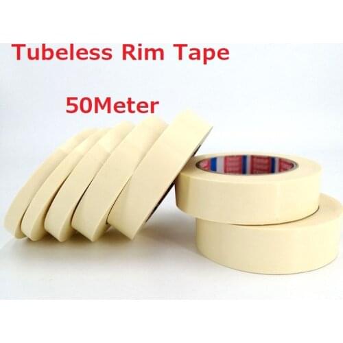Bicycle Tubeless Rim 50 Meter 10/12/15/20/25/30/35mm Tape For MTB Road Mountain Folding Bike Tubeless Tires