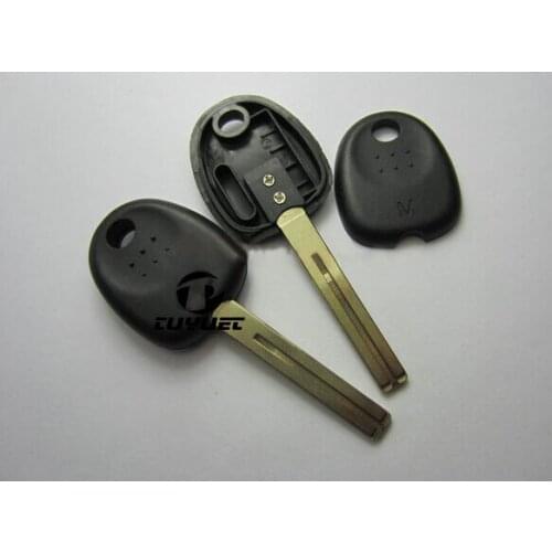 Transponder Key Shell for Kia Sportage With Uncut Blade Car Key Blanks Case 10PCS/lot