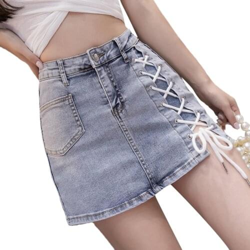 Cheap wholesale 2021 spring summer new fashion casual sexy women Skirt woman female OL denim skirt sexy skirt for sex Py1577