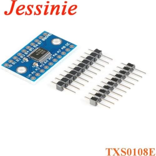 3.3V 5V TXS0108E 8 Channel Logic Level Bi-directional Converter Module TXB0108 Mutual Convert Module TXS0108