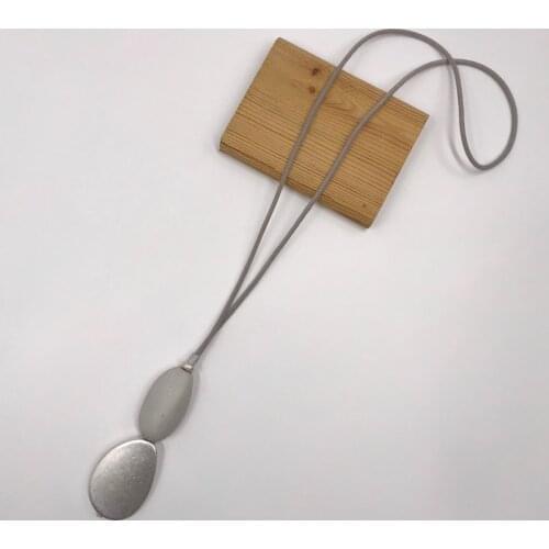 Kara&Kale Boho Fashion Jewelry Sweater Chain Long Necklace Pendants Suede Cord Resin Stone&CCB Beads Necklace Women Accessories