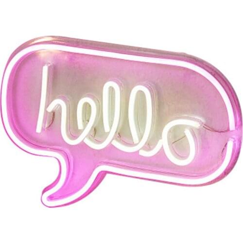 Creative LED Neon Light Sign Hello Cosmic Cactus Banana Neon Lamp Night Lamp Wedding Party Valentines Day Anniversary Home Decor