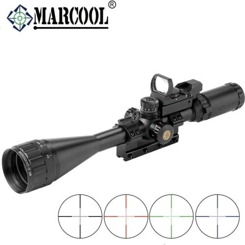 Marcool EST 6-24X50 RGB illumination Riflescopes Tactical Long Range Second Focal Plane Optical Sight for Hunting PCP Airsoft