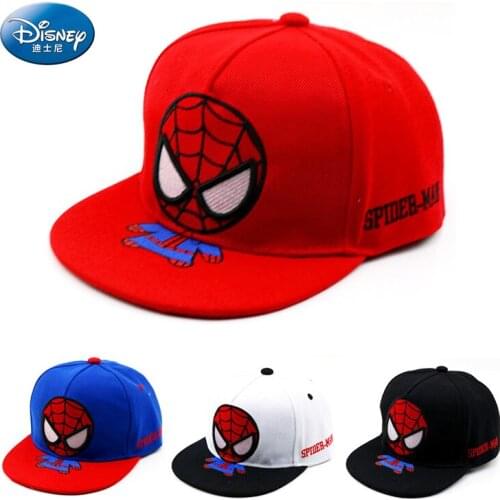 Disney Spiderman Fashion Childrens Hat Cartoon Spider Man Baby Baseball Cap For Kids Boy Girl Summer Travel Caps Child Sun Hats
