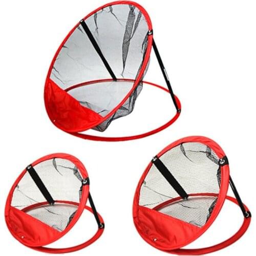 Upgrade 3 Pieces Set Golf Chipping Practice Net Target System With Carrying Case Golf Training Aids With Carrying Case