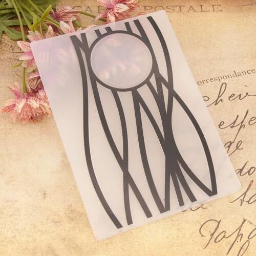 Plastic Embossing Folder For Scrapbook DIY Album Card Tool Plastic Template EM243